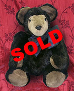 Black Mink Teddy Bear