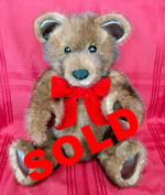 Natural Umber Dusk Lunaraine Mink Fur Teddy Bear