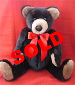 Natural Dark Ranch Mink Fur Teddy Bear