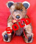Autumn Haze Mink Fur Teddy Bear