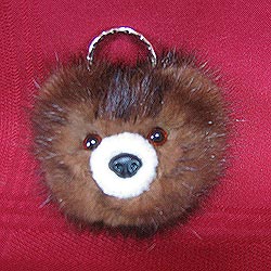 Teddy Bear Face Key Chain