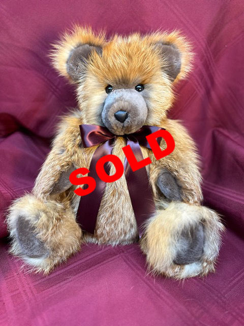 Red Fox Fur Teddy Bear